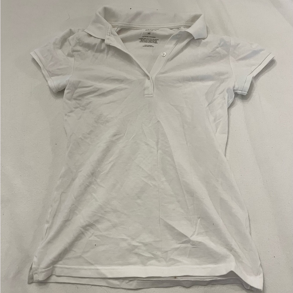 white polo top